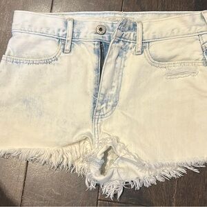 Abercrombie kids girls Jean shorts size 16